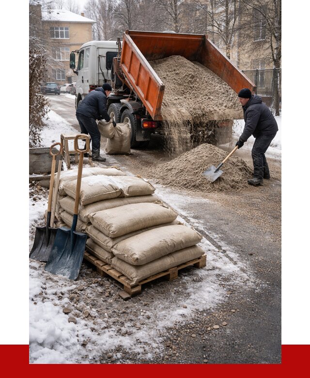 Противогололедные материалы оптом в Балахне от 4388 р. | ПРОНЕРУДБлх