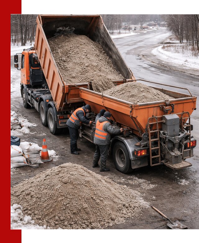 Поставка и вывоз пескосоля в Балахне оптом и в розницу