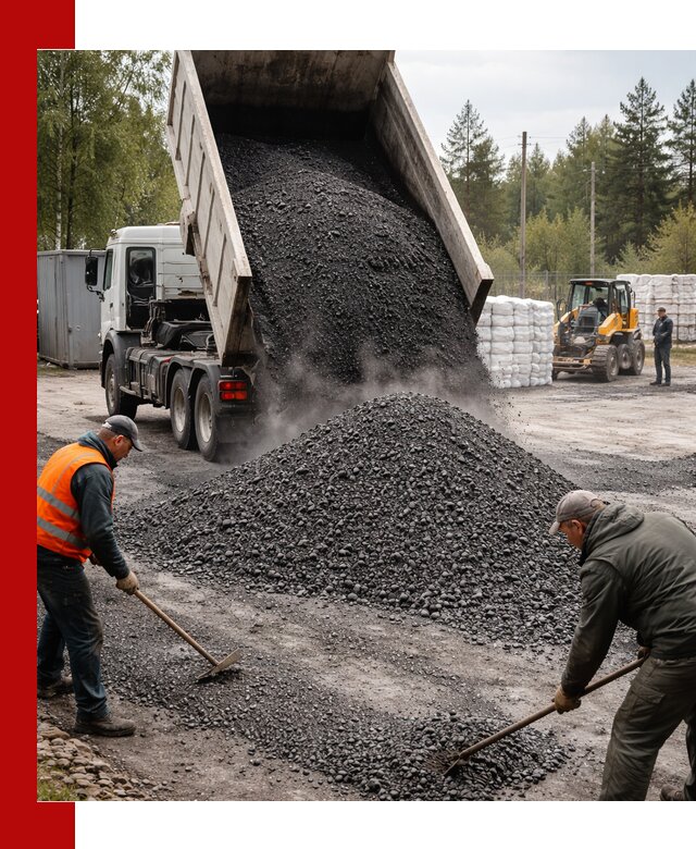 Доставка и продажа асфальтного гранулята в Балахне