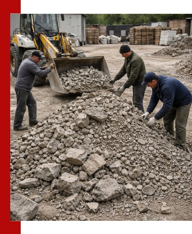Демонтаж и вывоз бой бетона в Балахне