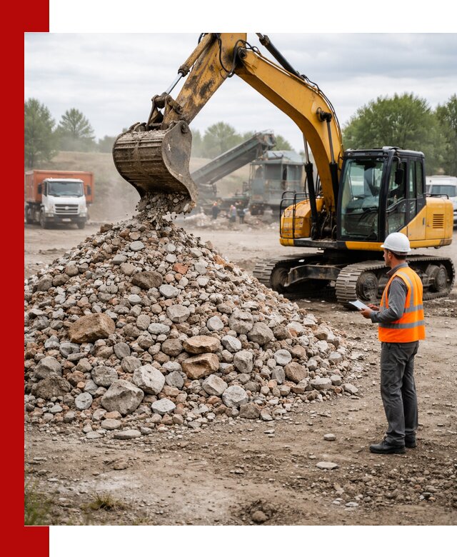 Доставка и вывоз строительного боя в Балахне