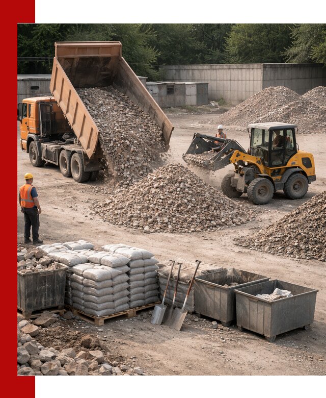 Вторичные материалы для отсыпки в Балахне — поставка и доставка