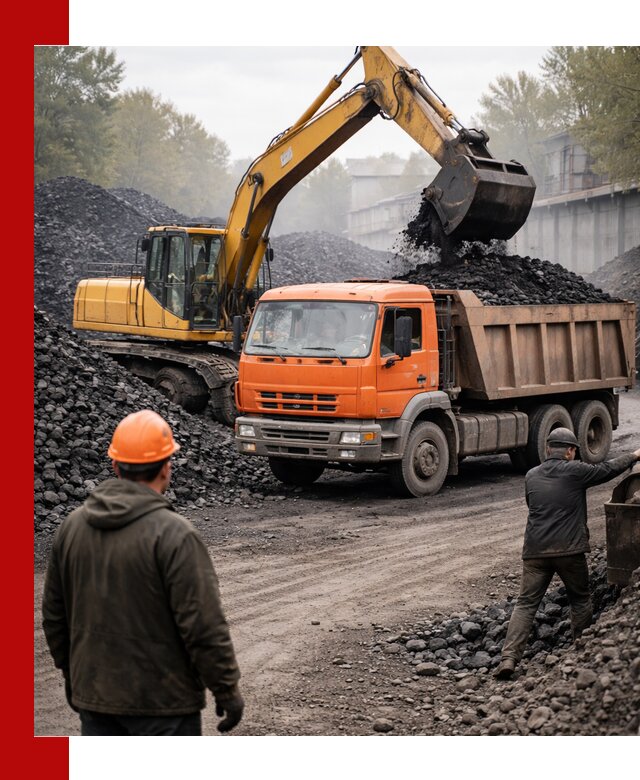 Доставка угля автотранспортом в Балахне быстро и выгодно