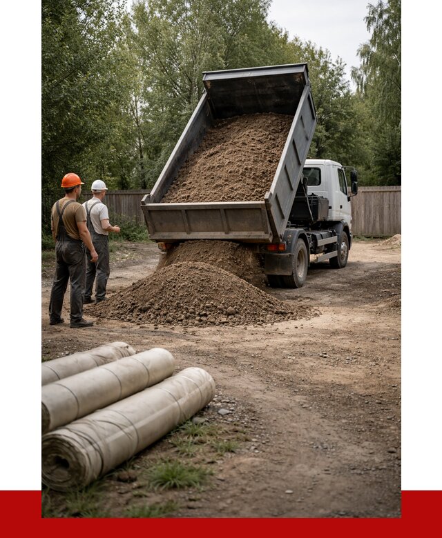 Доставка сыпучих материалов самосвалом в Балахну от 4388 р. | ПРОНЕРУДБлх