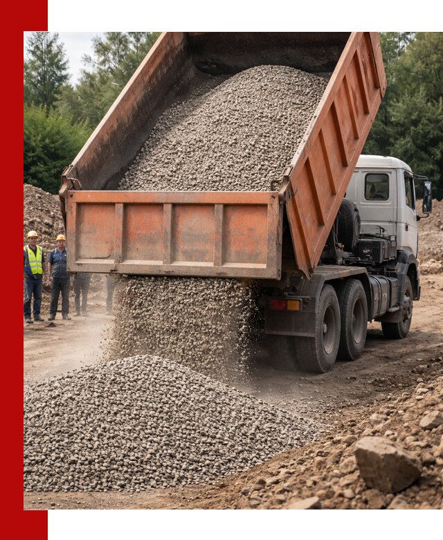 Доставка сыпучих материалов самосвалом в Балахне быстро и надежно