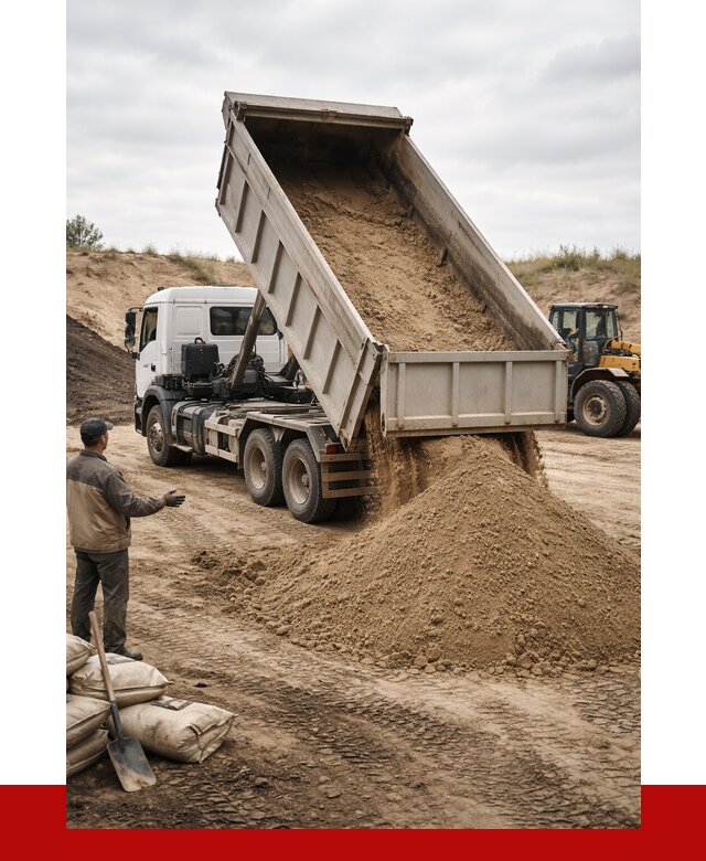 Доставка самосвалом 20 кубов в Балахне от 7836 р. | ПРОНЕРУДБлх