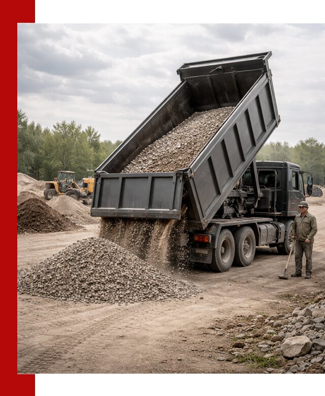 Доставка самосвалом 30 м3 по выгодным ценам в Балахне