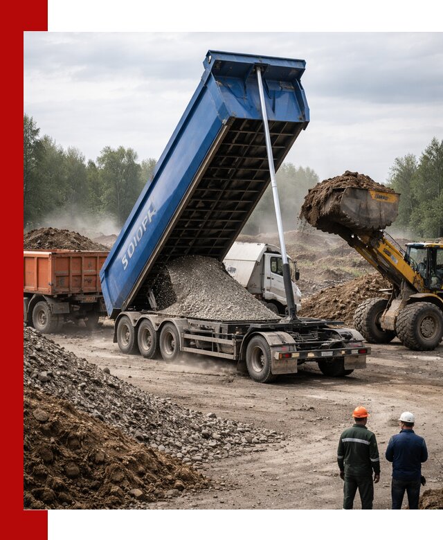 Аренда тонар 40 тонн в Балахне с доставкой материалов