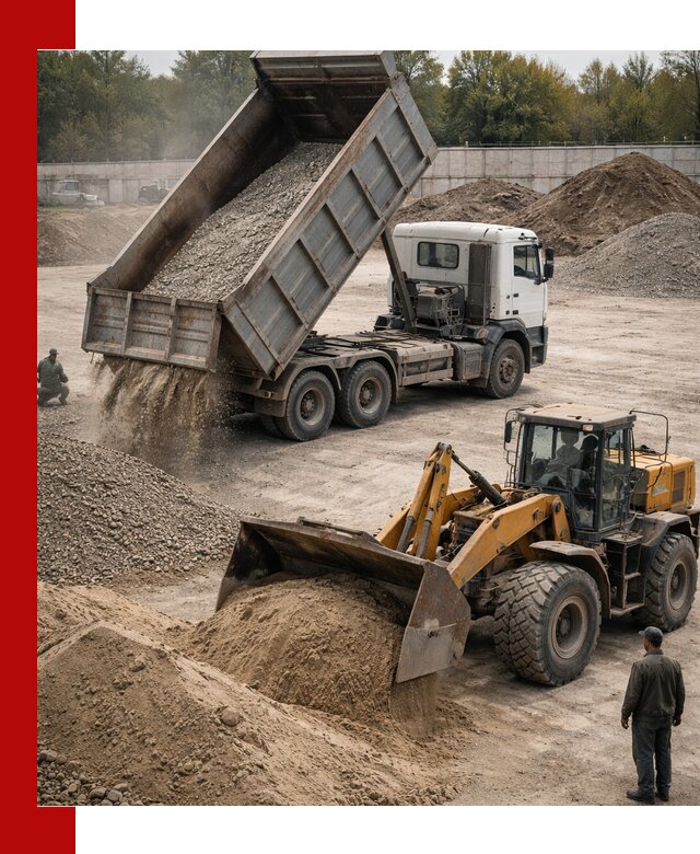 Перевозка сыпучих грузов самосвалами и бортовыми в Балахне