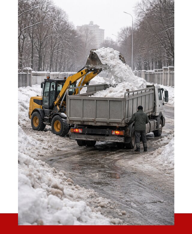 Вывоз снега с погрузкой в Балахне от 3657 р. ПРОНЕРУДБлх