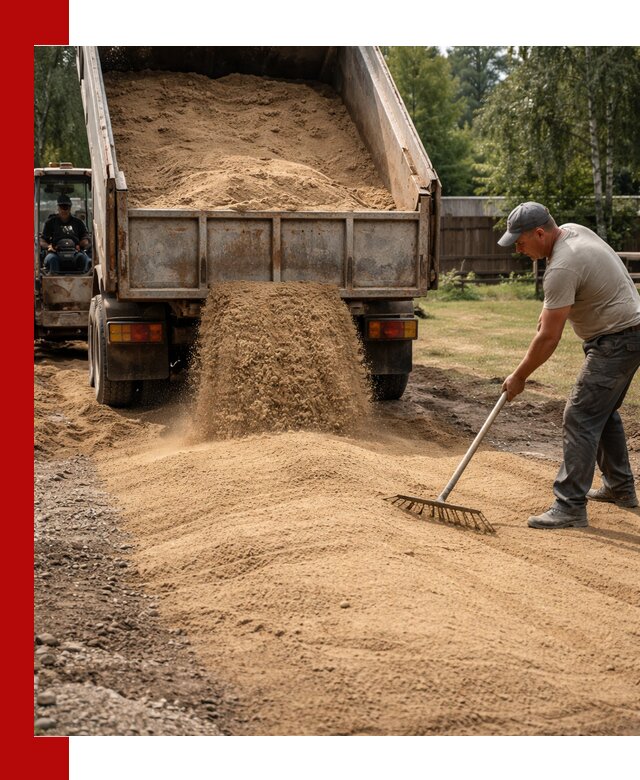 Отсыпка участка песком в Балахне быстро и качественно