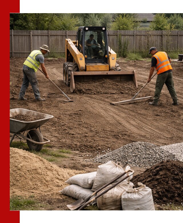 Выравнивание участка под строительство и благоустройство в Балахне