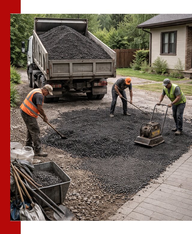 Асфальтовая крошка для двора с доставкой в Балахне